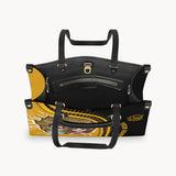 Best Dad Ever - Personalized Father Leather Handbag