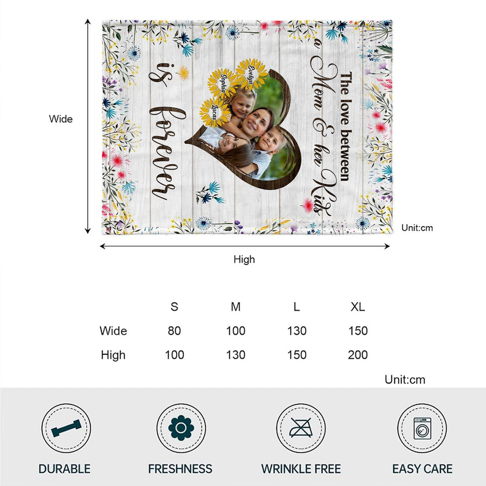 If We Had A Flower - Personalized Mother Blanket