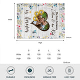 If We Had A Flower - Personalized Mother Blanket