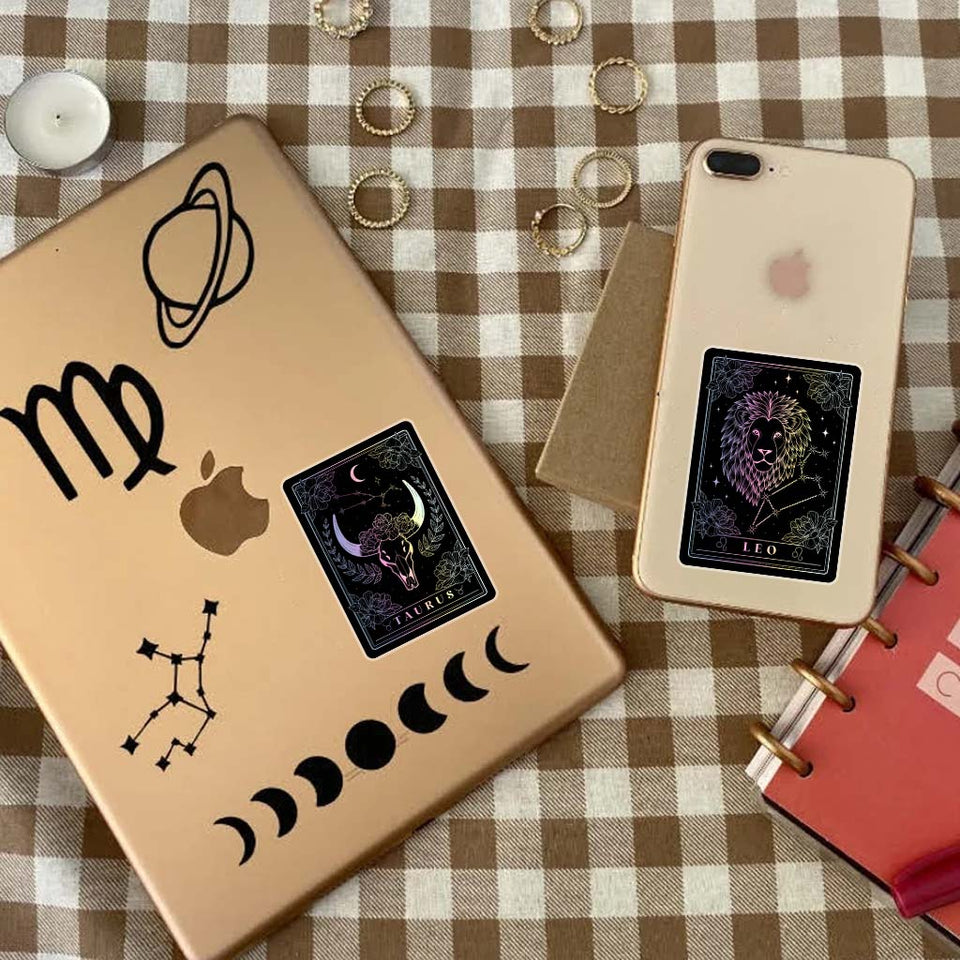 Zodiac Sign Tumbler - Horoscope Decal Full
