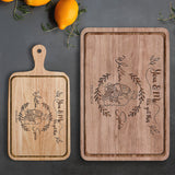 You & Me - Personalized Couple Cutting Board