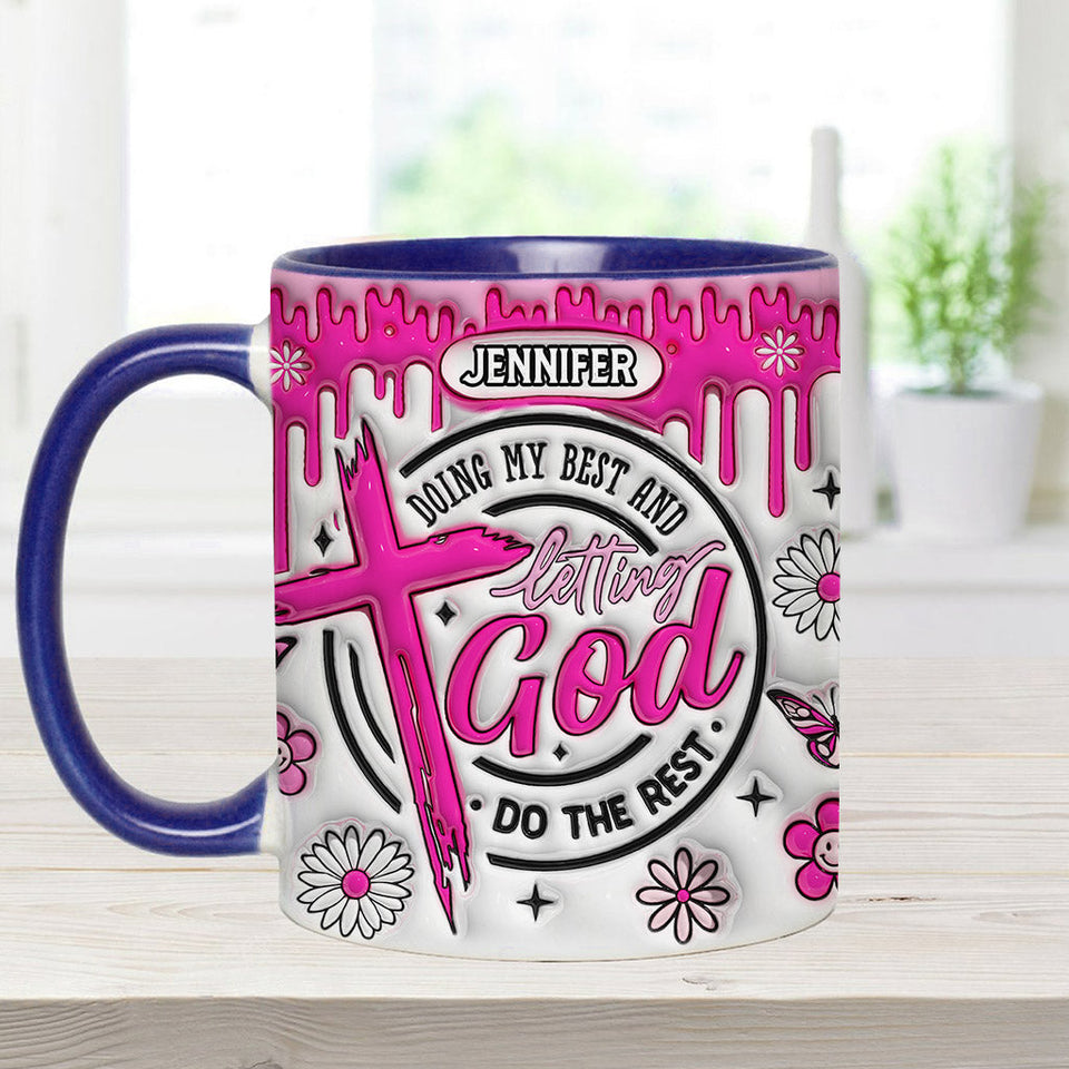 Je fais de mon mieux - Mug chrétien personnalisé