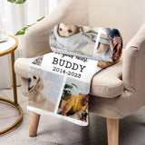 I'm Right Here In Your Heart - Personalized Dog Blanket