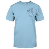 Custom Line Art - Personalized Daughter Embroidered T-shirt