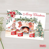Merry Christmas - Personalized Family Greeting Card