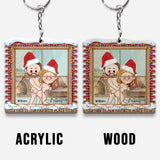 Together Is Our Favorite Place - Personalized Couple Keychain
