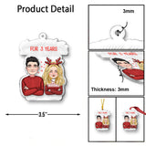 Annoying Each Other And Still Going Strong - Personalized Couple Transparent Ornament