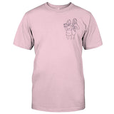 Custom Line Art - Personalized Daughter Embroidered T-shirt
