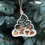 Nana's Little Cuties - Gift for grandma, mom, dad, grandpa - Personalized 3 Layered Shaker Ornament