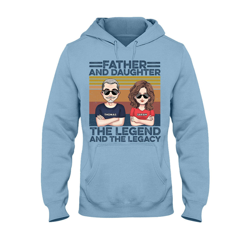 Like Father Like Son - Gift for dad, dad - Personalized T-shirt And Hoodie