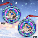 Congrats On Being My Husband - gift for boyfriend, girlfriend - Personalized Ornament