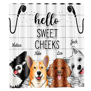 I Saw That - Personalized Dog Shower Curtain