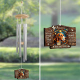 Hear The Wind And Think Of Me - Personalized Dog Wind Chime