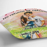 I'm Yours - Personalized Couple Throw Pillow