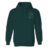 Custom Line Art - Personalized Step Mom Embroidered Hoodie