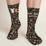 It's Not Cat Hair - Personalized Cat Socks