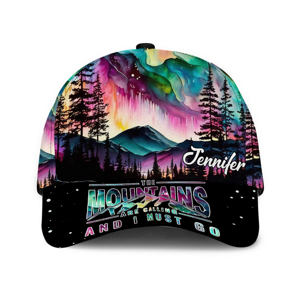 The Mountain Is Calling - Personalized Hiking Classic Cap