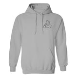 Custom Line Art - Personalized Step Dad Embroidered Hoodie