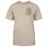 Custom Line Art - Personalized Sibling Embroidered T-shirt