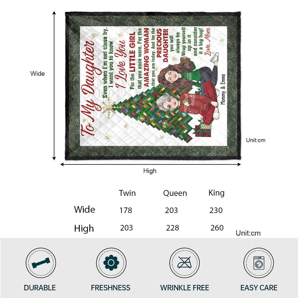 To My Daughter/Son - Gift for daughter, son - Personalized Quilt