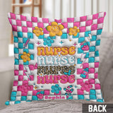 Nurse Life - Nurse gift for mom, her, wife, girlfriend, friend - Personalized Throw Pillow