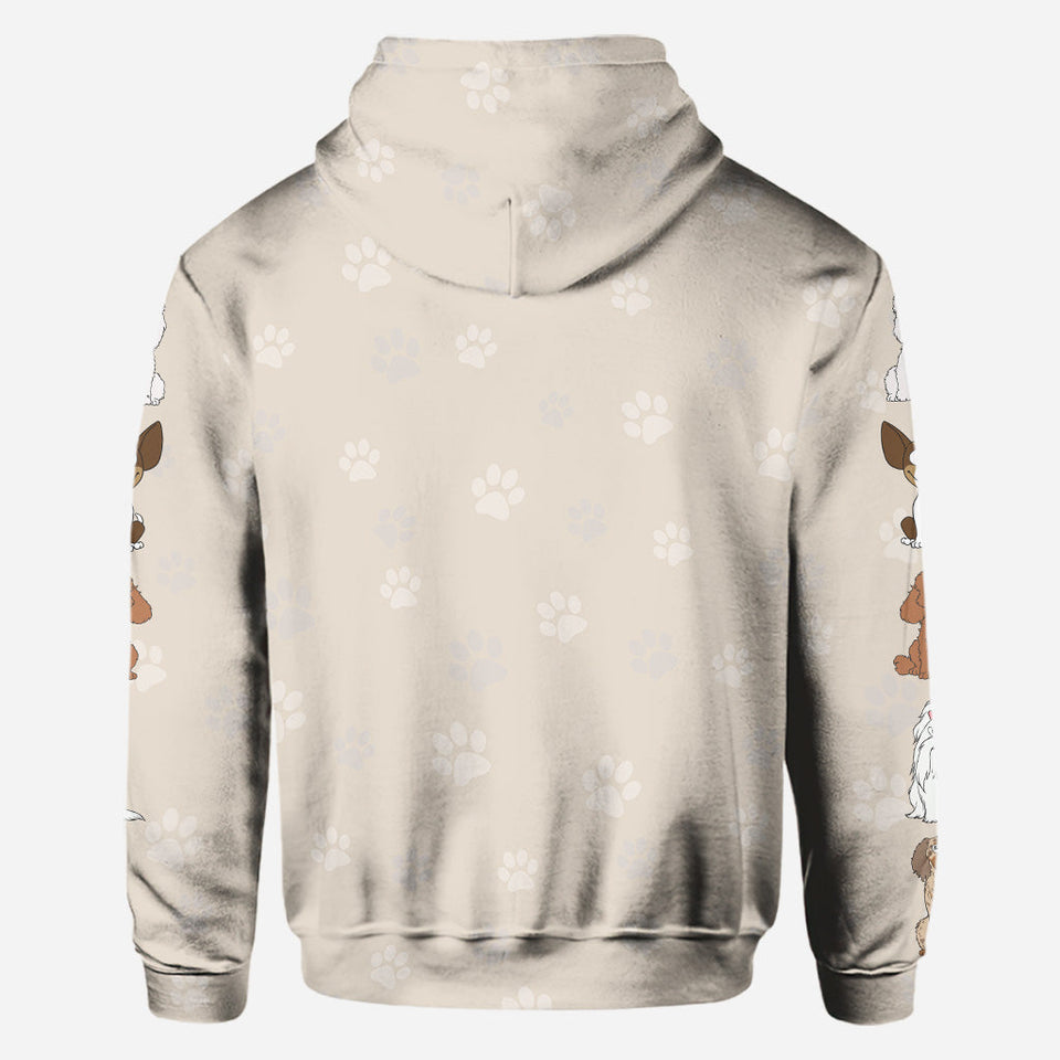 Dog Mom/ Cat Mom/ Fur Mom / Dog Dad/ Cat Dad... - Personalized Dog All Over Shirt