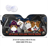 Get In Loser We're Going Trick Or Treating Dog/Cat - Personalized Dog Car Sunshade