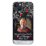 I'm Always With You - Personalized Memorial Clear Phone Case