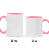 My Favorite Place Is Inside Your Hug Heart Candy - Personalized Couple Accent Mug