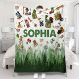 Love Camping - Personalized Camping Blanket