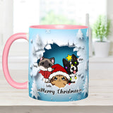 Meowy Christmas - Personalized Cat Accent Mug