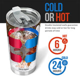 Christmas is Coming - Personalized Couple Tumbler