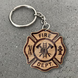 Make It Home Safe - Personalized Firefighter Keychain
