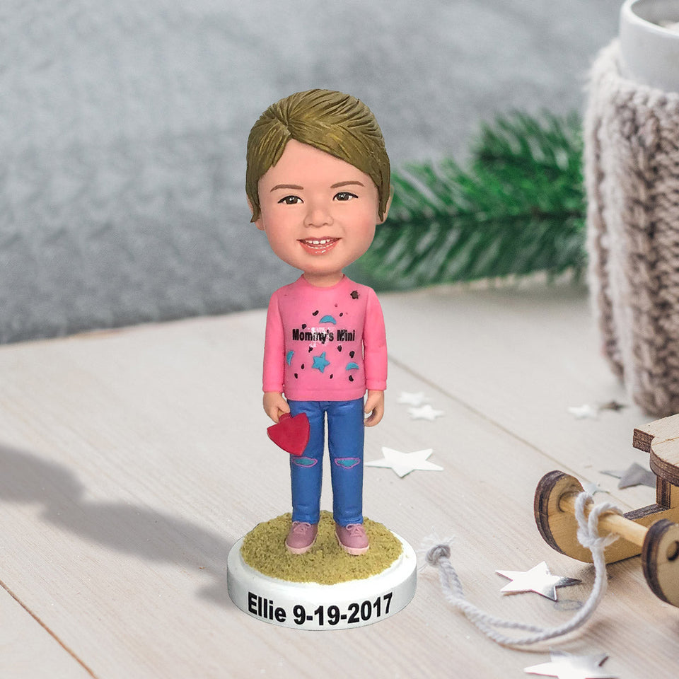 Custom Figure - Personalized Granddaughter Bobblehead