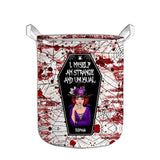 I Myself Am Strange and Unusual - Personalized Witch Storage Basket