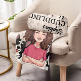 Pet Cuddling blanket - Cat gift for cat lover - Personalized Blanket