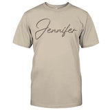 Custom Name - Personalized Step Mom Embroidered T-shirt