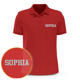 Custom Name - Personalized Aunt Embroidered Polo Shirt