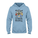 Weekend Forecast - Personalized Camping T-shirt And Hoodie