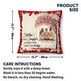 Mother And Daughter Son Children A Bond Can't Be Broken - Gift for mom - Personalized Sequin Pillow Cover