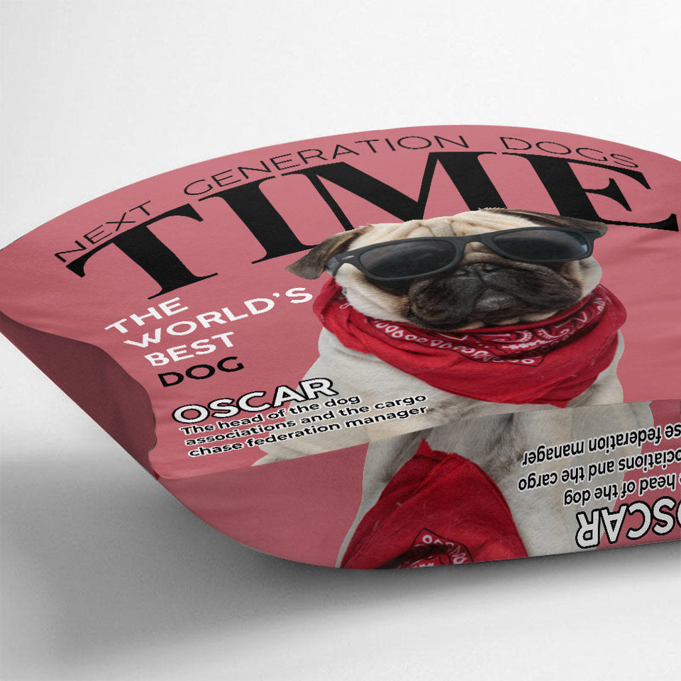 The World's Best Dog - Personalized Dog Throw Pillow