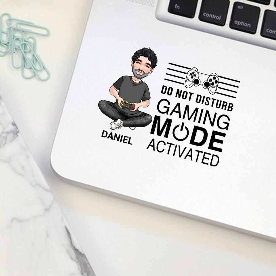 Do Not Disturb - Personalized Video Game Decal Full