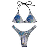 Bling Mermaid - Personalized Sea Lover Triangle Bikini Swimsuit
