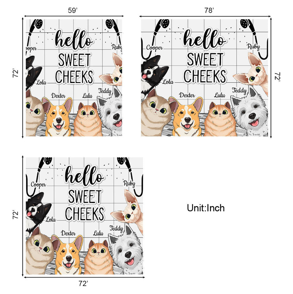 I Saw That - Personalized Dog Shower Curtain