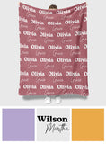 Custom Name Pattern - Personalized Aunt Blanket