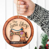 Love Sewing - Personalized Sewing Ornament