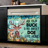 Live Here - Personalized Hunting Dishwasher Cover