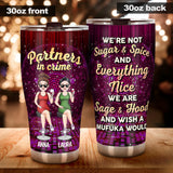 If We Get Caught - Personalized Bestie Tumbler