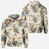 Photo Inserted Funny Fishing - Personalized Fishing All Over Shirt