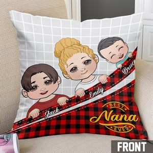 Best Grandma/ Mimi/ Nana Ever - Personalized Grandma Throw Pillow